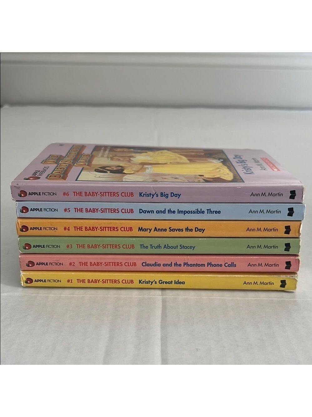 The Baby-Sitters Club Retro Set Books 1-6 Original Covers Collectible Tin Case - Picture 4 of 12